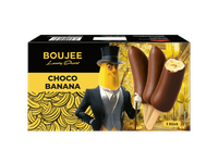 Šald. bananas ant pagaliuko BOUJEE su pieniniu šokol., 195 g