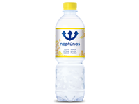 Mineralinis vanduo NEPTŪNAS, gazuotas, citrinų skonio, 0,5 l