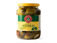 KĖDAINIŲ marinuoti agurkai, 660g/330g