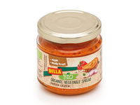 Daržovių užtepėlė su paprika ir anakardžių riešutais BILLA BIO, 180 g
