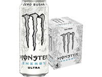 Energinis gėrimas MONSTER ULTRA WHITE, 4x500ml