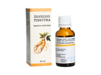 ŽENŠENIO TINKTŪRA maisto papildas, 25ml