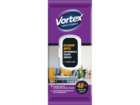 Drėgnos servetėlės VORTEX CLEANING WIPES WOOD&PLASTIC, 48 vnt.