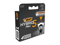 Vyriško skustuvo galvutės BIC FLEX5HYBRID, 4 vnt.