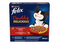 Kačių ėdalas FELIX D. DELICIOUS su jaut. 800g