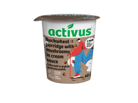 Grikių dribsnių košė ACTIVUS (su grybais ir grietinėle), 60 g