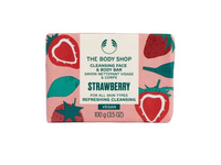 THE BODY SHOP STRAWBERRY CLEANSING veido ir kūno muilas, 100 g