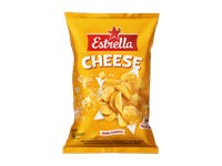 Vingiuotai pjaustyti traškučiai ESTRELLA, sūrio skonio, 130 g