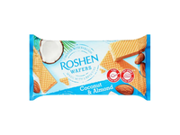 Vafliai ROSHEN su kokosų ir migdolų skonio įdaru, 216 g