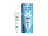 EVELINE CAFFEINE SUPER NEEDLES WRINKLE AND FATIGUE REDUCER paakių serumas, 15 ml