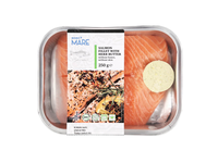 Lašišų filė su priesk. žol. sviestu RIMI,250g