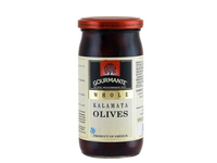 Kalamata alyvuogės GOURMANTE, sūryme,  su kauliukais, 360 g / 210 g