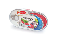 Silkių filė pomidorų padaže GRAAL, 170 g