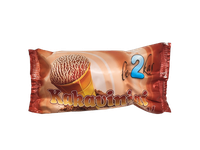 Kakaviniai ledai LE2KAS, vafliniame puodelyje, 5 %, 120 ml/65 g