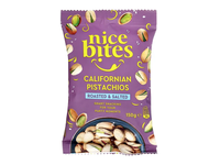 Skrudintos ir sūdytos pistacijos su kevalais NICE BITES, 150 g