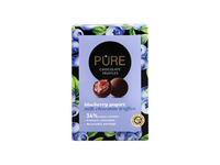 Pieninio šokolado triufeliai PURE CHOCOLATE su mėlynių jogurto kremu, 148 g