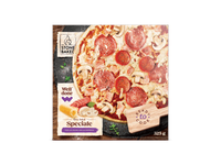 Šaldyta pica su kumpiu, saliamiu ir pepperoni SPECIALE, WELL DONE, 325g