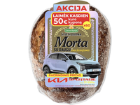 Šviesi duona su raugu, saulėgr. MORTA, 500 g