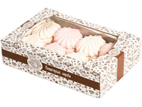 Zefyrai BOGUSLAVNA, balti/rožiniai, 350 g