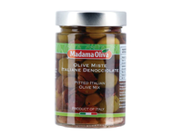Itališkų alyvuogių miksas saulėgrąžų aliejuje MADAMA OLIVA, 290 g