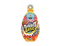 Kramtomieji saldainiai JOHNY BEE TURBO EGG su žaislu, 10 g