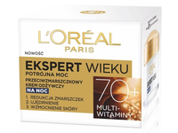 Naktinis veido kremas L’Oréal Paris Age Expert 70+, 50 ml, 70+