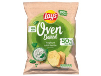 Kepti bulvių traškuč. LAY'S OVEN BAKED, jogurto, žolelių sk., 180 g