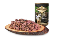 Konservuotas šunų ėdalas CARNILOVE, Wild Meat Duck and Pheasant, 400 g