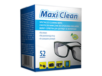Drėgnos servetėlės akiniams MAXI CLEAN,52vnt.