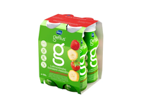 Jogurto gėrimas VALIO GEFILUS, braškių ir bananų skonio, be laktozės, 1,1%, 4x100 g
