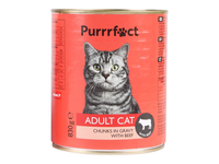 Kons. ėd. kat. su jaut. PURRRFECT, 820g