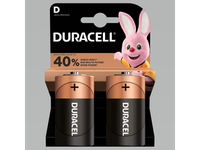 Baterijos DURACELL D, LR20, 2vnt