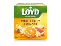 Vaisinė arbata LOYD su imbierais ir citrusiniais vaisiais, 40 g