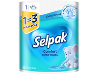 Popierinis rankšluostis SELPAK Maxi Roll 270 vnt. lapelių, 41,85 m.