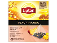Aromatizuota juod. arbata LIPTON su tropiniais vaisiais, 20 vnt.