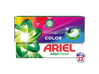 Skalbimo kapsulės ARIEL Color, 22 skalb.