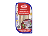 Rausvoji silkių filė VIČI aliejuje, 240 g