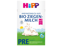Ekol. pieno miš. HIPP PRE BIO, 0+ mėn., 400 g