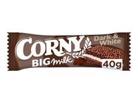 Javainių batonėlis CORNY su kakava ir pienu, 40 g