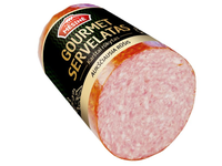 Karštai rūkytas servelatas MAŽEIKIŲ MĖSINĖ Gourmet, aukščiausios rūšies, 600g