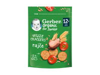 Krekeriai GERBER Organic, pomidorų skonio, 100 g LT EKO 001