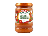 Aitriųjų paprikų ir mocarelos padažas SACLA, 190 g