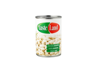 Konservuotos baltosios pupelės TASTE LAND, 400 g/240 g