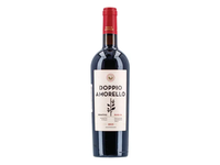 Raudonasis pusiau sausas vynas DOPPIO AMORELLO PRIMITIVO PUGLIA 13,5%, 0,75 l