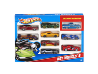 Žaislas 10 automodelių rinkinys HotWheels