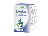 EVELOR maisto papildas 50 mg, 90 kaps.