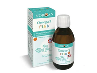 NORSAN OMEGA-3 Fisk apelsinų skonio aliejus, 150 ml