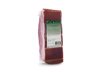 Šaltai rūkytas BAJORŲ kiaulienos kumpis, kaimiško sk., I r., 1 kg