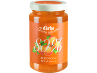 Abrikosų užtepas D'ARBO, 80%, 250 g