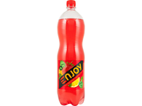 Gazuotas gėrimas ENJOY, citrinų, braškių ir mėtų skonio, 1.5 l